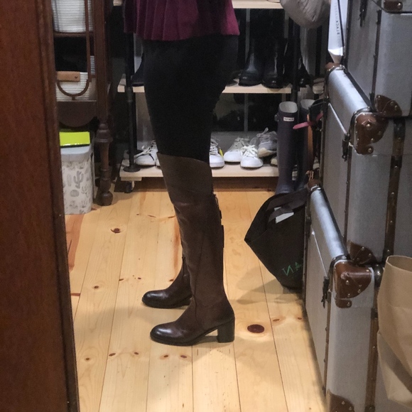 Size 9 AUTHENTIC HIGH-OVER THE KNEE LEATHER BOOTS - Picture 2 of 8